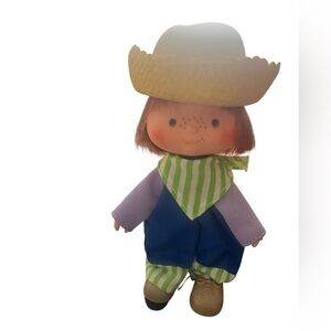 Strawberry Shortcake HUCKLEBERRY PIE Doll Yellow Hat Outfit Shoes Vintage Set